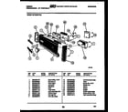 Gibson SP18D5KYGA console and control parts diagram