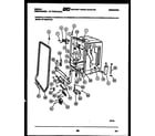 Gibson SP18D5KYGA tub and frame parts diagram