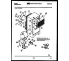 Gibson RT17F3WT3E system and automatic defrost parts diagram