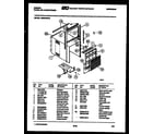 Gibson AS08B4SYB cabinet parts diagram
