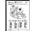 Gibson AS08B4SYB electrical and air handling parts diagram