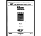 Gibson AS10C4SVC cover page diagram