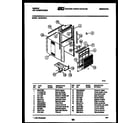 Gibson AS10C4SVC cabinet parts diagram