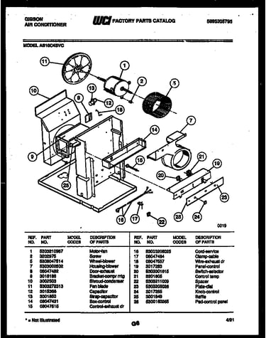 Electrical and air handling parts