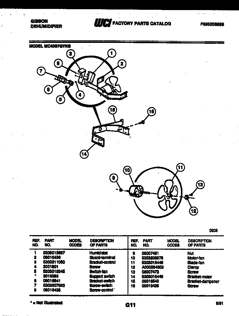 Air control parts