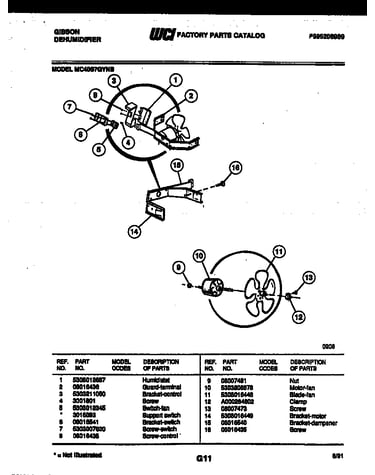 Air control parts