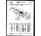 Gibson CGC3M6WXC broiler drawer parts diagram