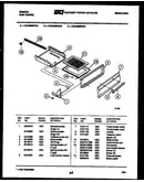 Broiler drawer parts