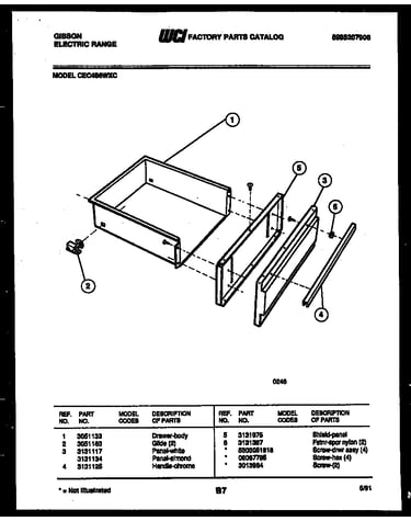 Drawer parts