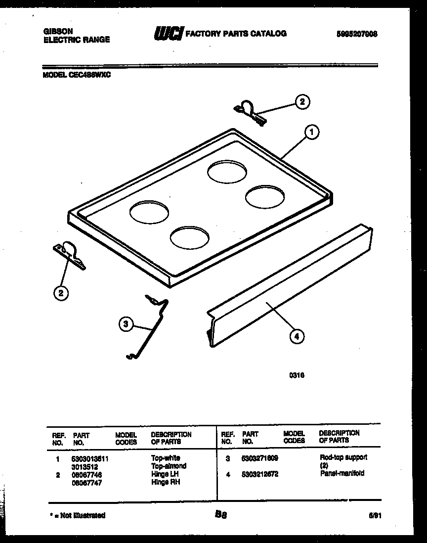 COOKTOP PARTS