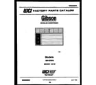 Gibson AM11E7EYA cover page diagram