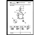 Gibson GAL108P1A1 compressor parts diagram