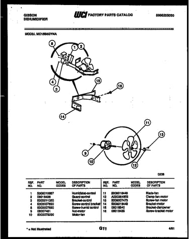 Air control parts