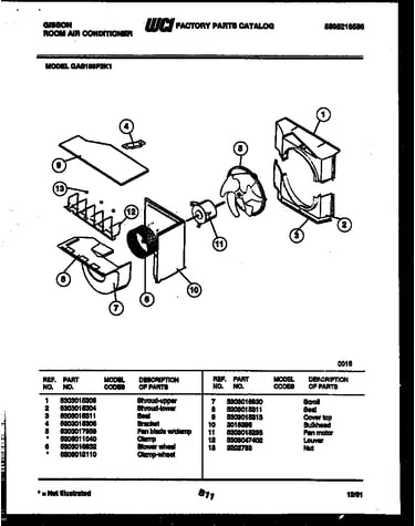 Air handling parts