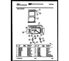 Gibson GAS188P2K1 cabinet and installation parts diagram