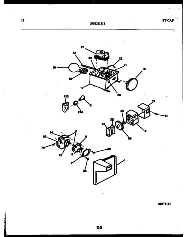 Refrigerator control assembly, damper control assembly and f