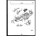 Gibson RS22F9DX1A ice maker and installation parts diagram