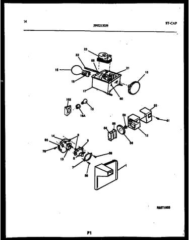 Refrigerator control assembly, damper control assembly and f