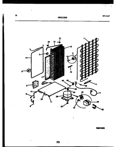 System and automatic defrost parts