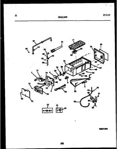 Ice maker and installation parts