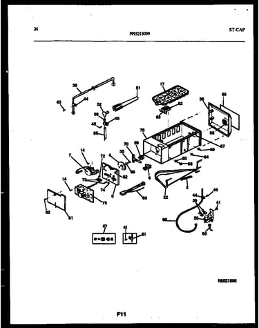 Ice maker and installation parts