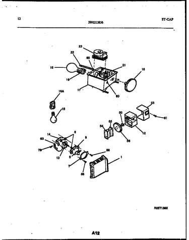 Refrigerator control assembly, damper control assembly and f