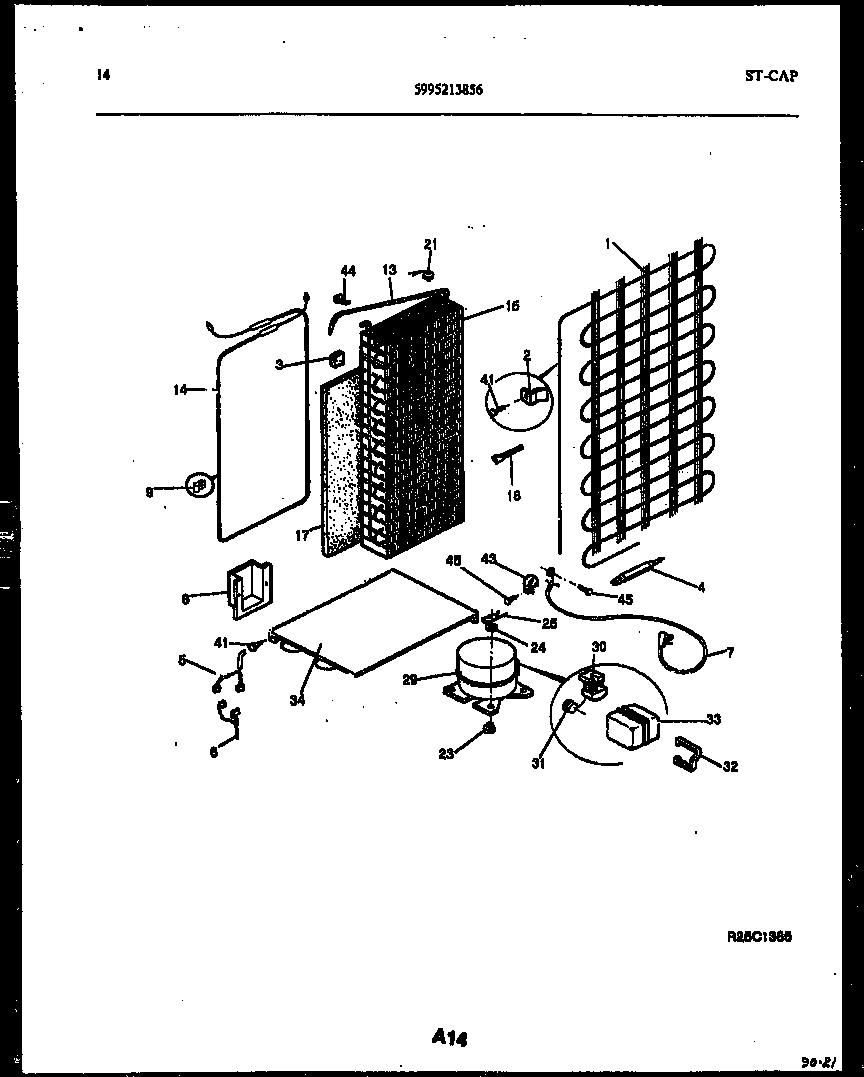 System and automatic defrost parts