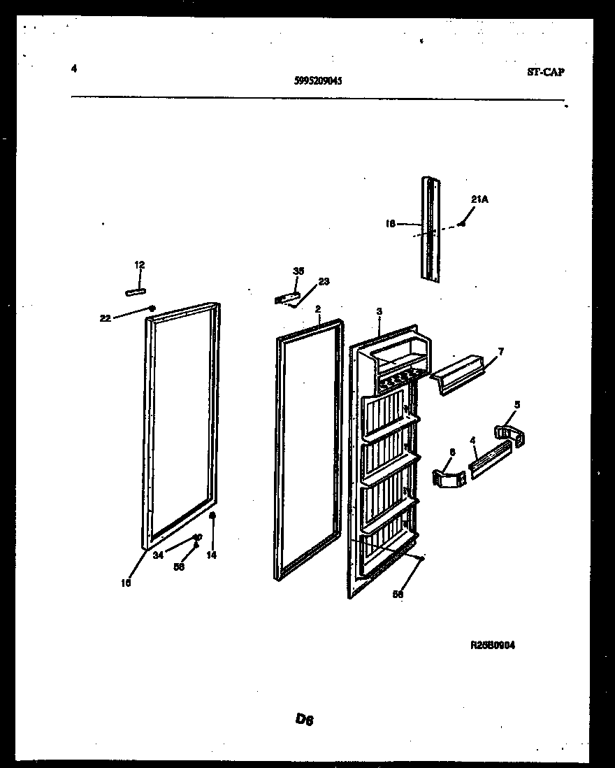 Broiler drawer parts