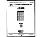 Gibson GED50P1 front cover diagram