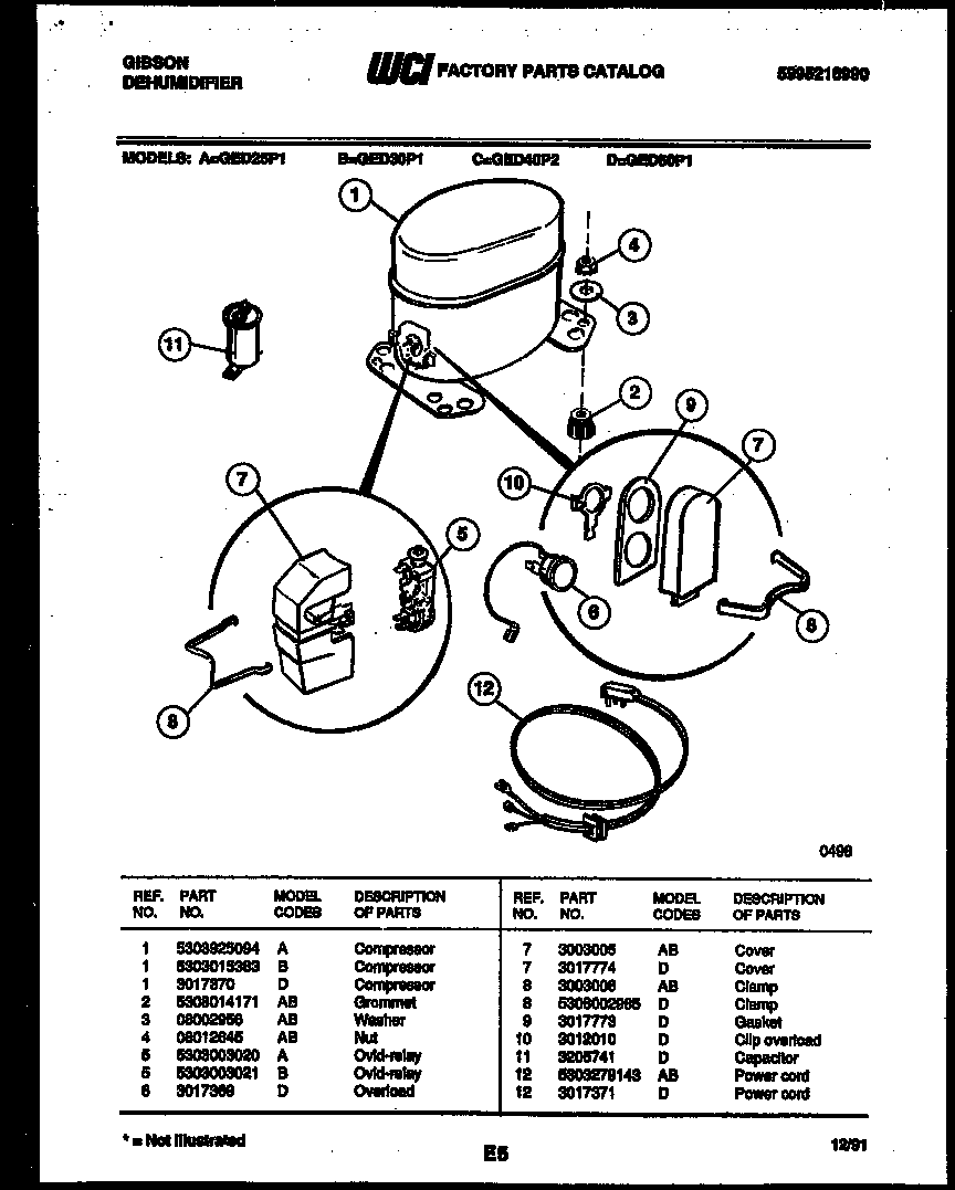Compressor parts