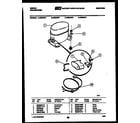 Gibson GED50P1 compressor parts diagram
