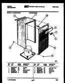 Cabinet and control parts