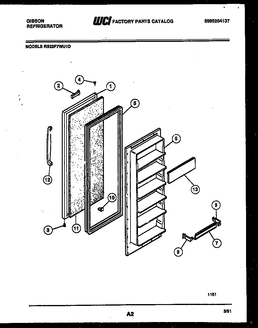 REFRIGERATOR DOOR PARTS