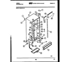 Gibson RS22F7WU1D refrigerator control assembly, damper control assembly and f diagram