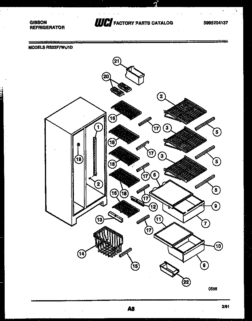 System and automatic defrost parts