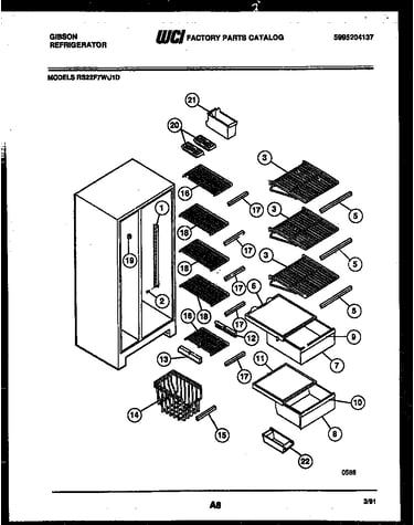 System and automatic defrost parts