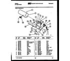 Gibson DG27S6WVFC blower and drive parts diagram
