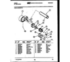 Gibson DE27S6WVFC cabinet and component parts diagram