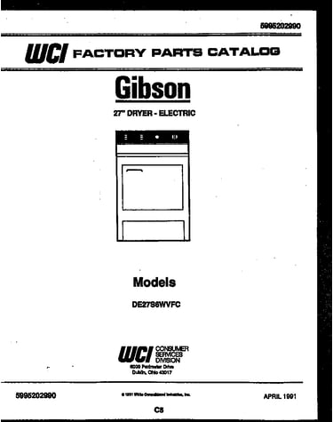 Top, control and miscellaneous parts