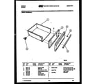 Gibson CEC3S5WXC drawer parts diagram