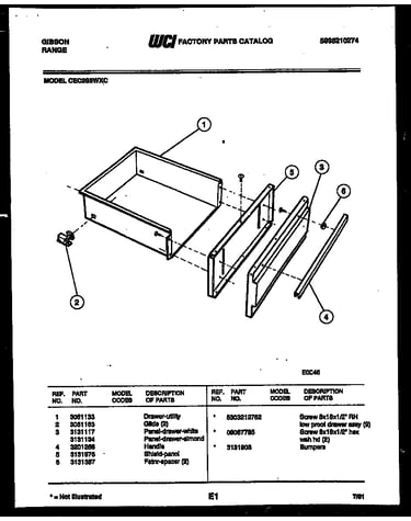 Drawer parts
