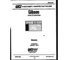 Gibson GAS228P2K1 cover page diagram
