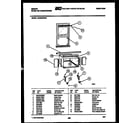Gibson GAS228P2K1 cabinet and installation parts diagram