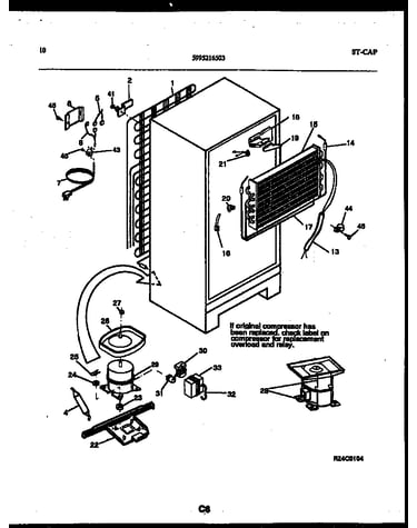 System and automatic defrost parts