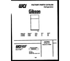 Gibson RT19F5YX3A cover page diagram