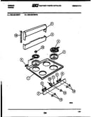 Backguard and cooktop parts
