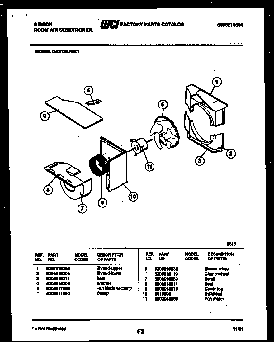 Air handling parts