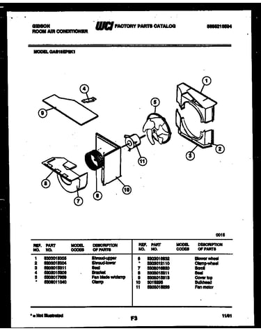 Air handling parts