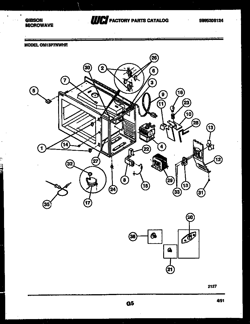 Body, motor and electrical parts