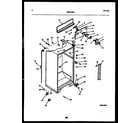 Gibson RT21F7WX3C cabinet parts diagram